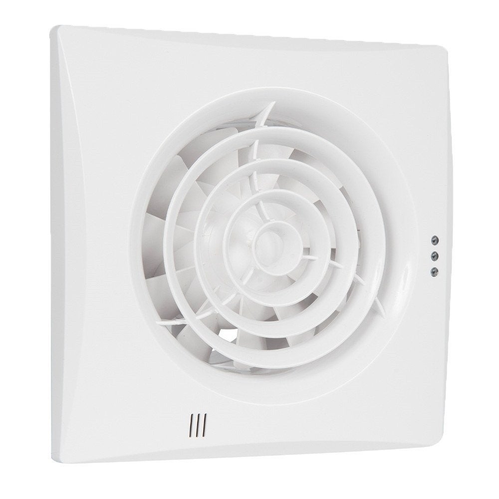 Inbouw badkamerventilator Silencio ø 125mm wit, Verzenden, Nieuw