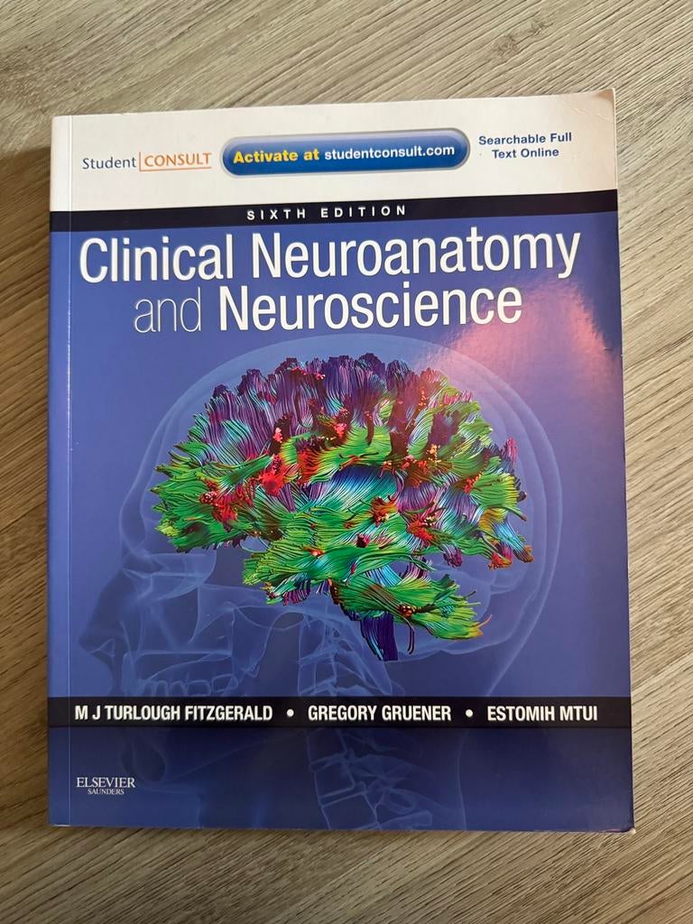 Clinical neuroanatomy and neuroscience - 6th edition, Boeken, Studieboeken en Cursussen, Ophalen of Verzenden, Beta, Zo goed als nieuw