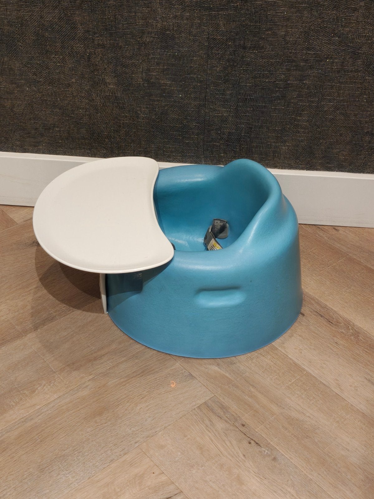 Bumbo Babyzitje met eetblad - Blauw, Ophalen, Gebruikt, Overige typen, Afneembaar eetblad