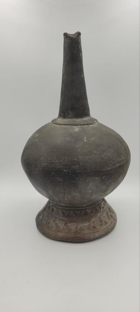 Precolumbiaanse Chimú Tuitkruik - Zwart Aardewerk, Antiek en Kunst, Ophalen