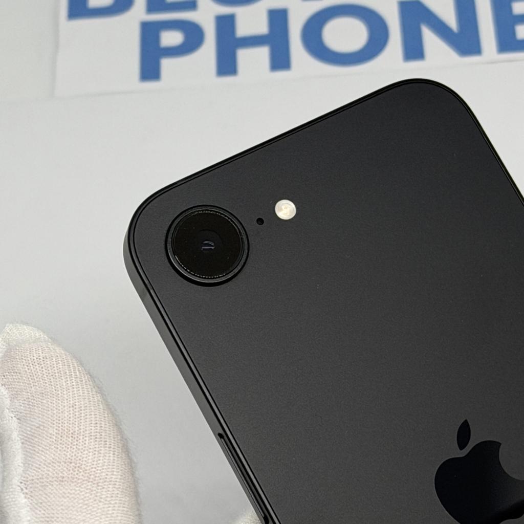 iPhone 16E 128GB zwart /100% batt /krasvrij /garantie, 128 GB, Apple, Zwart, Zonder simlock