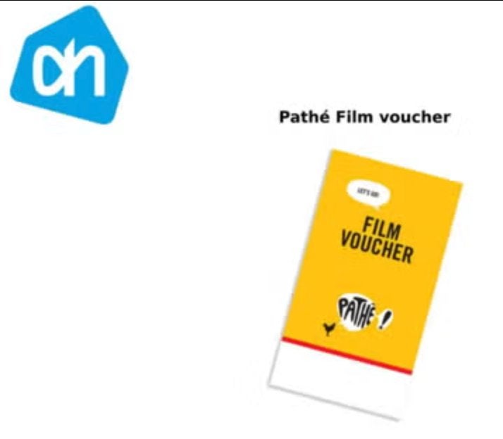 Pathe filmvouchers, Tickets en Kaartjes, Filmkaartjes, Eén persoon, Vrijkaartje alle films