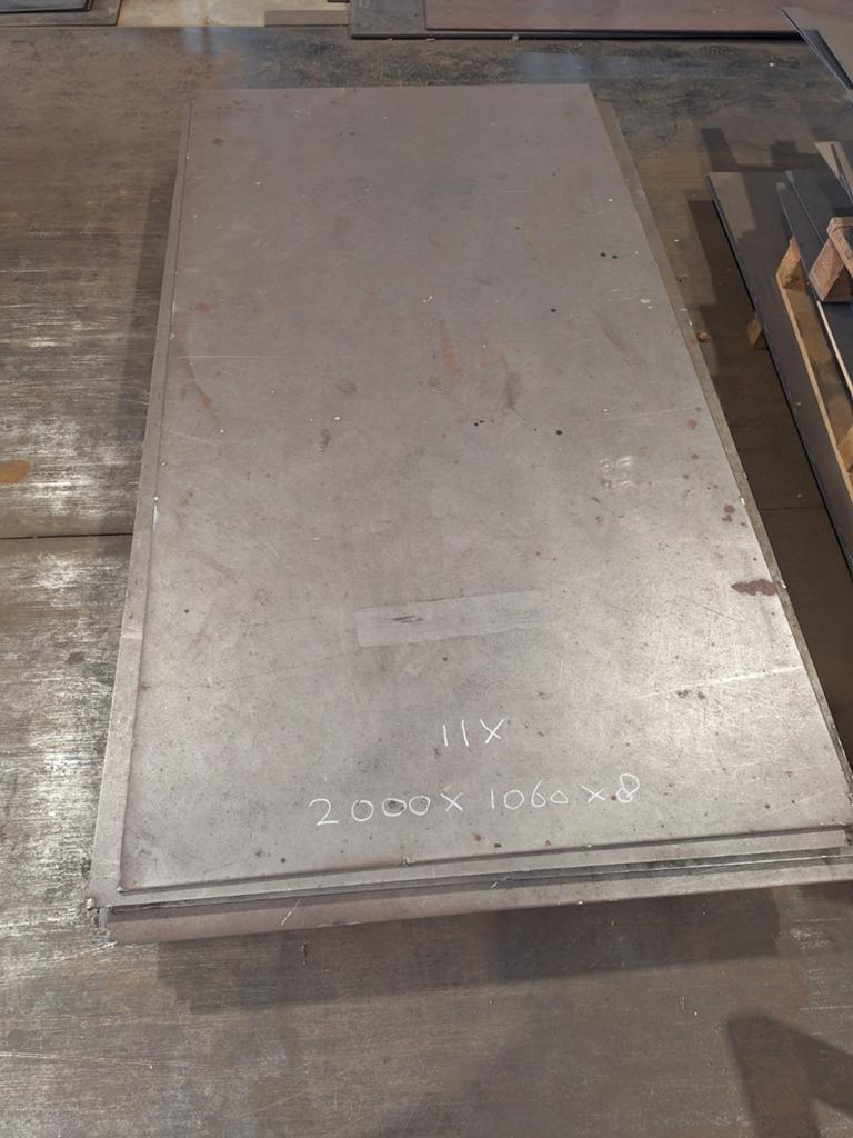 Staalplaten 8mm, Ophalen