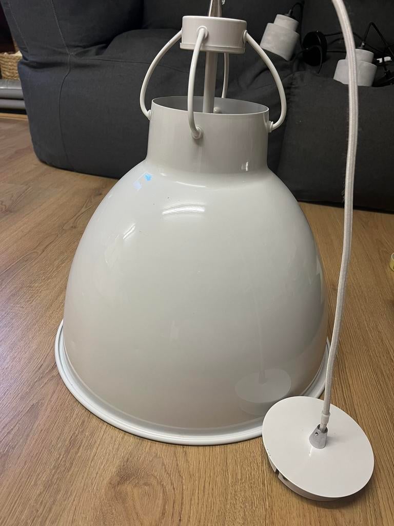 Zuiver deliving hanglamp wit, Ophalen, Zo goed als nieuw, Minder dan 50 cm