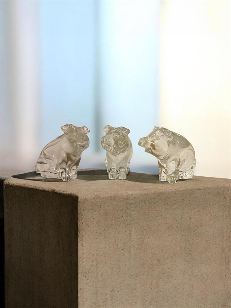3 kristal varkens, Ophalen of Verzenden