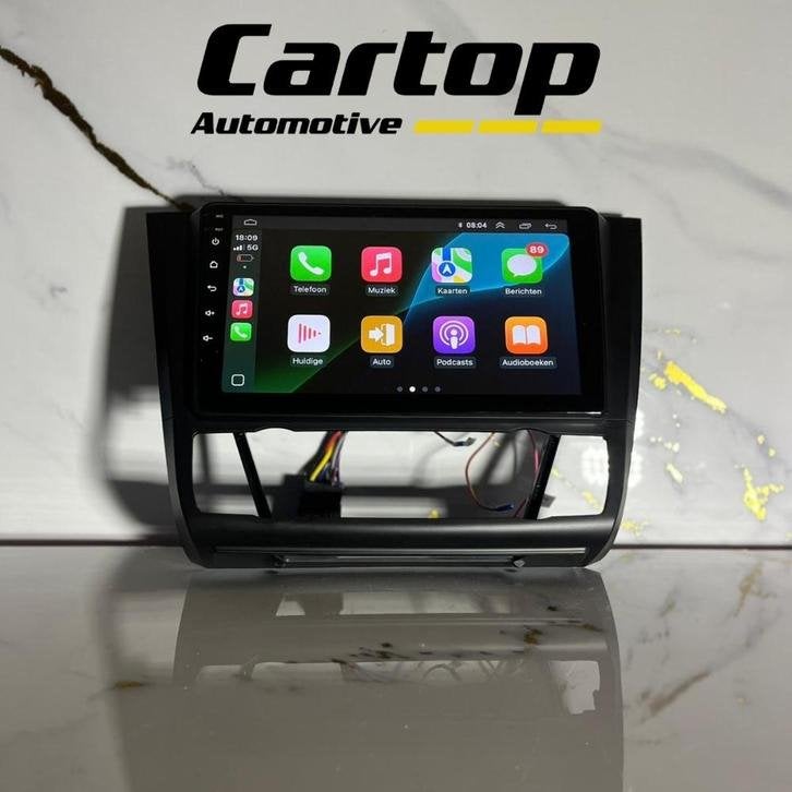 BMW 1-Serie 2004-2012 Autoradio 9 Inch • CarPlay Android, Auto diversen, Meridiaan 42, Zo goed als nieuw, Info@cartop-automotive.nl