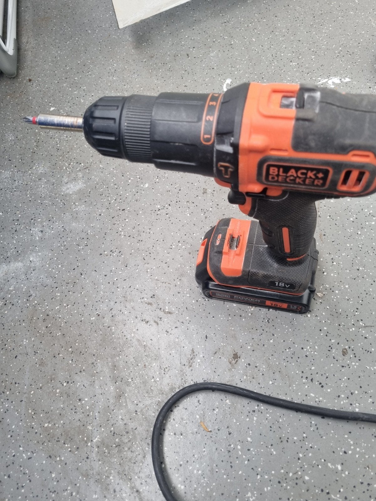 black+ Decker  18v, Ophalen of Verzenden, Boor- en Schroefmachine