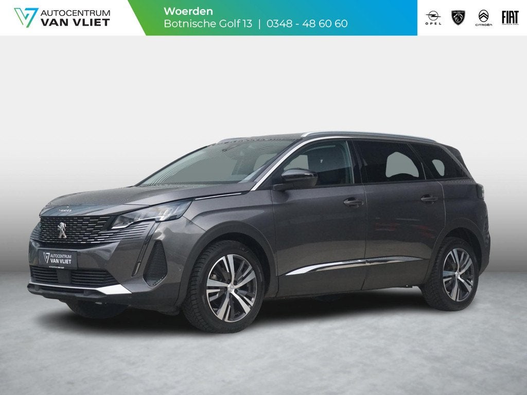 Peugeot 5008 1.2 PureTech Allure Pack Business Afn. Trekhaak, Auto's, 15 km/l, Gebruikt, Euro 6, 1199 cc