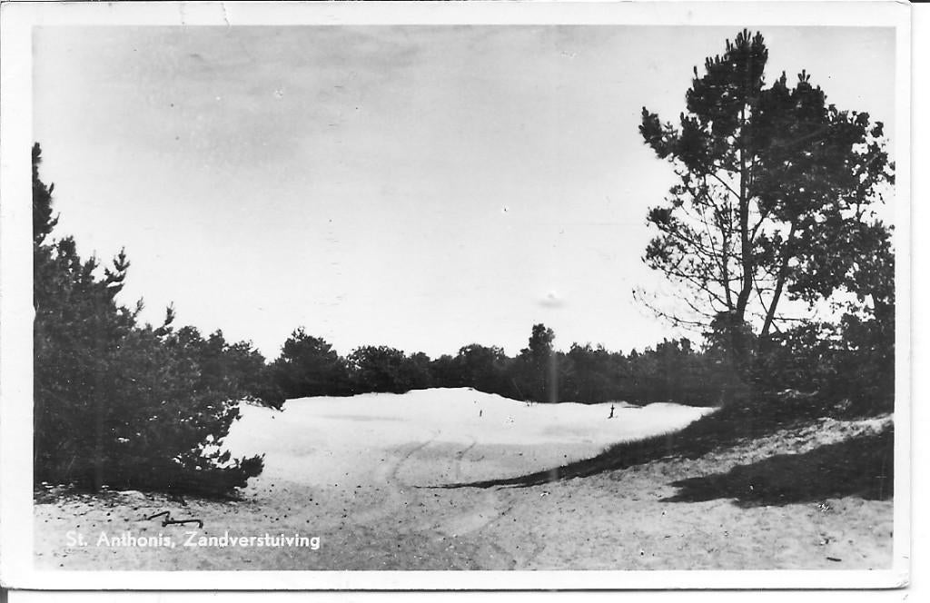 St Anthonis  Zandverstuiving., Ophalen of Verzenden, 1940 tot 1960, Ongelopen, Noord-Brabant