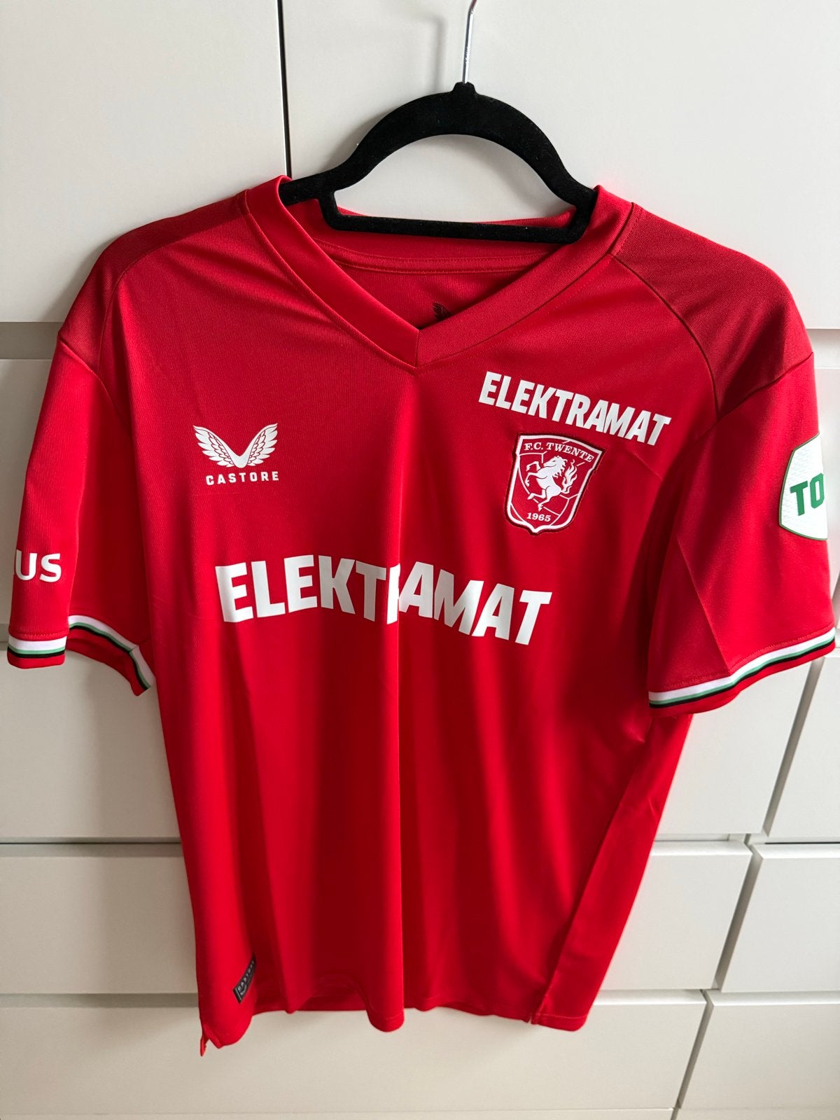 Matchworn FC Twente Michael Vlap shirt met handtekening, Gebruikt, Shirt, Maat M, Ophalen of Verzenden