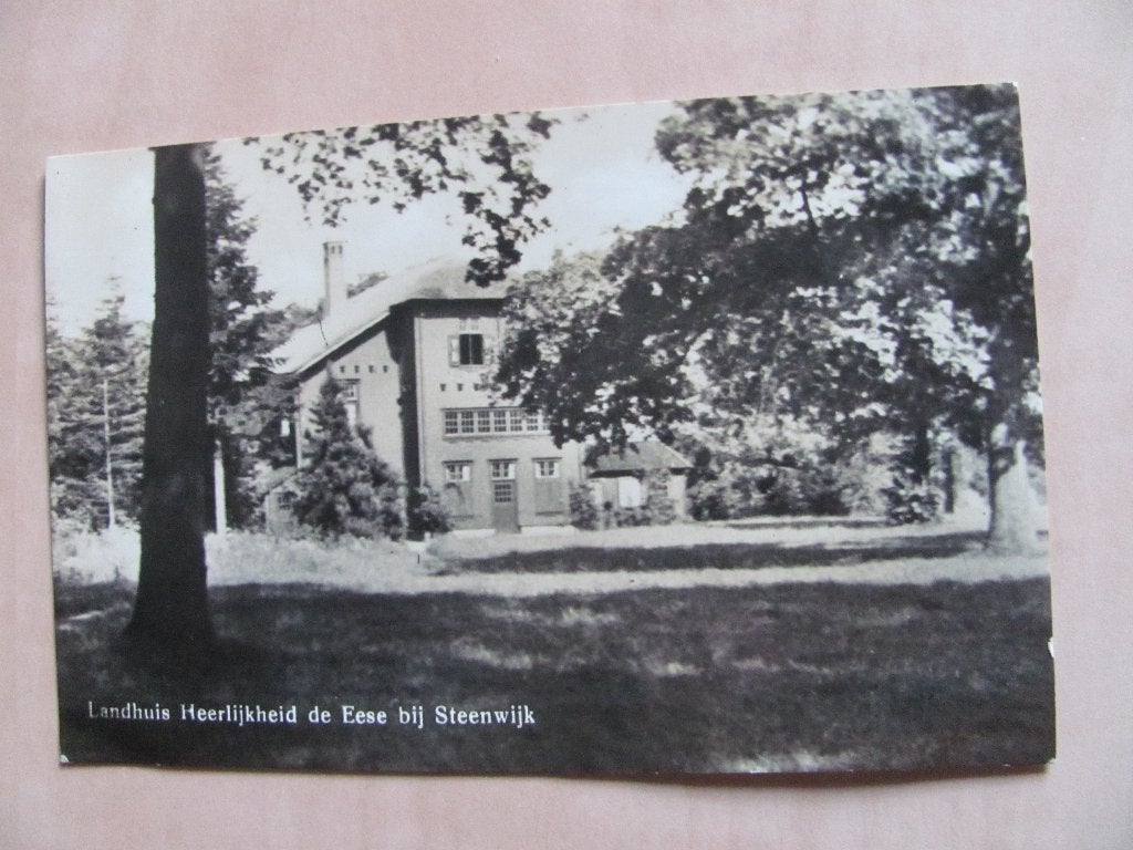 Steenwijk, Landhuis Heerlijkheid Eese, Ophalen of Verzenden, 1940 tot 1960, Gelopen, Overijssel