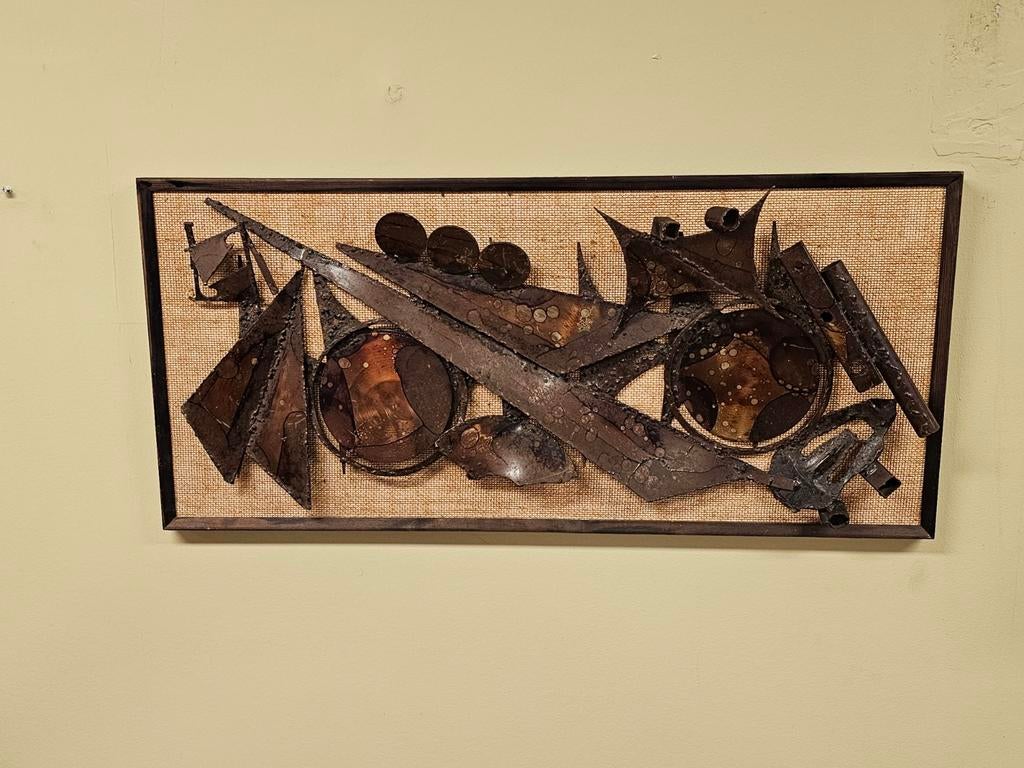 Vintage Brutalist Hendrik Horst Wandpaneel Wandobject, Ophalen of Verzenden