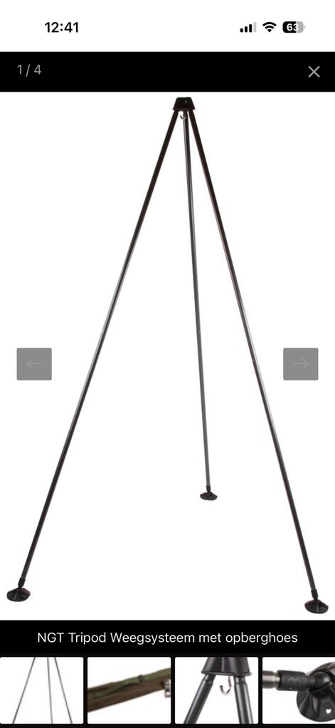 Karper weeg Tripod van Soul, Ophalen, Gebruikt