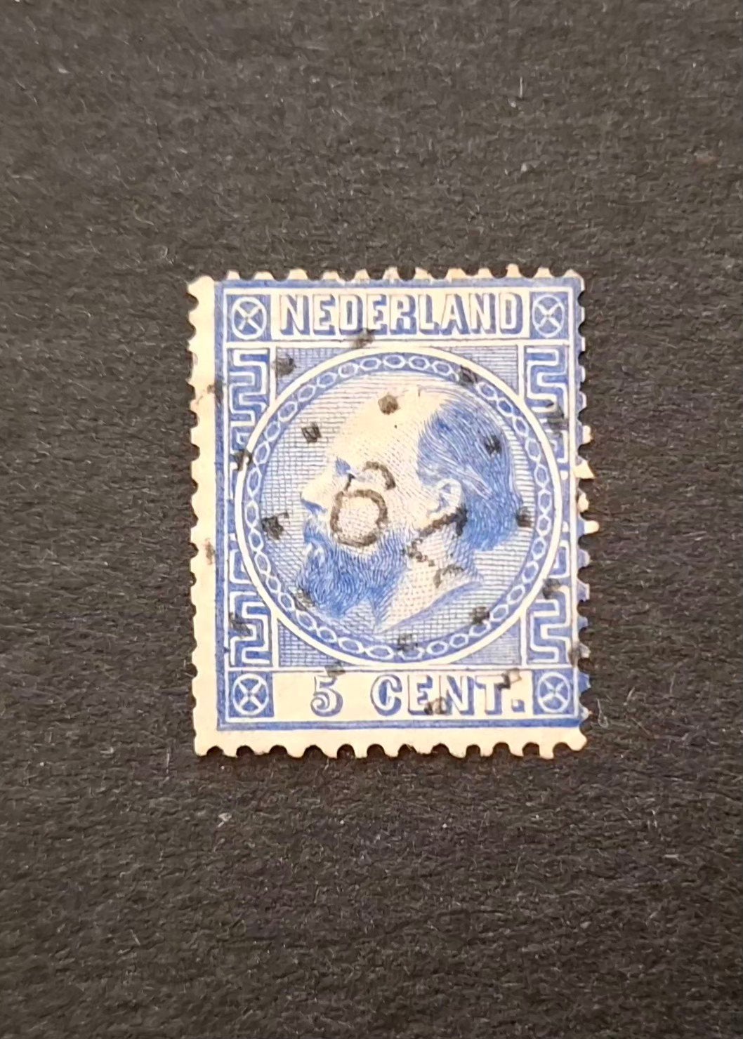 Nederland 1872 nvph nr 19 Koning Willem III, Postzegels en Munten, Postzegels | Nederland, Ophalen of Verzenden, Gestempeld