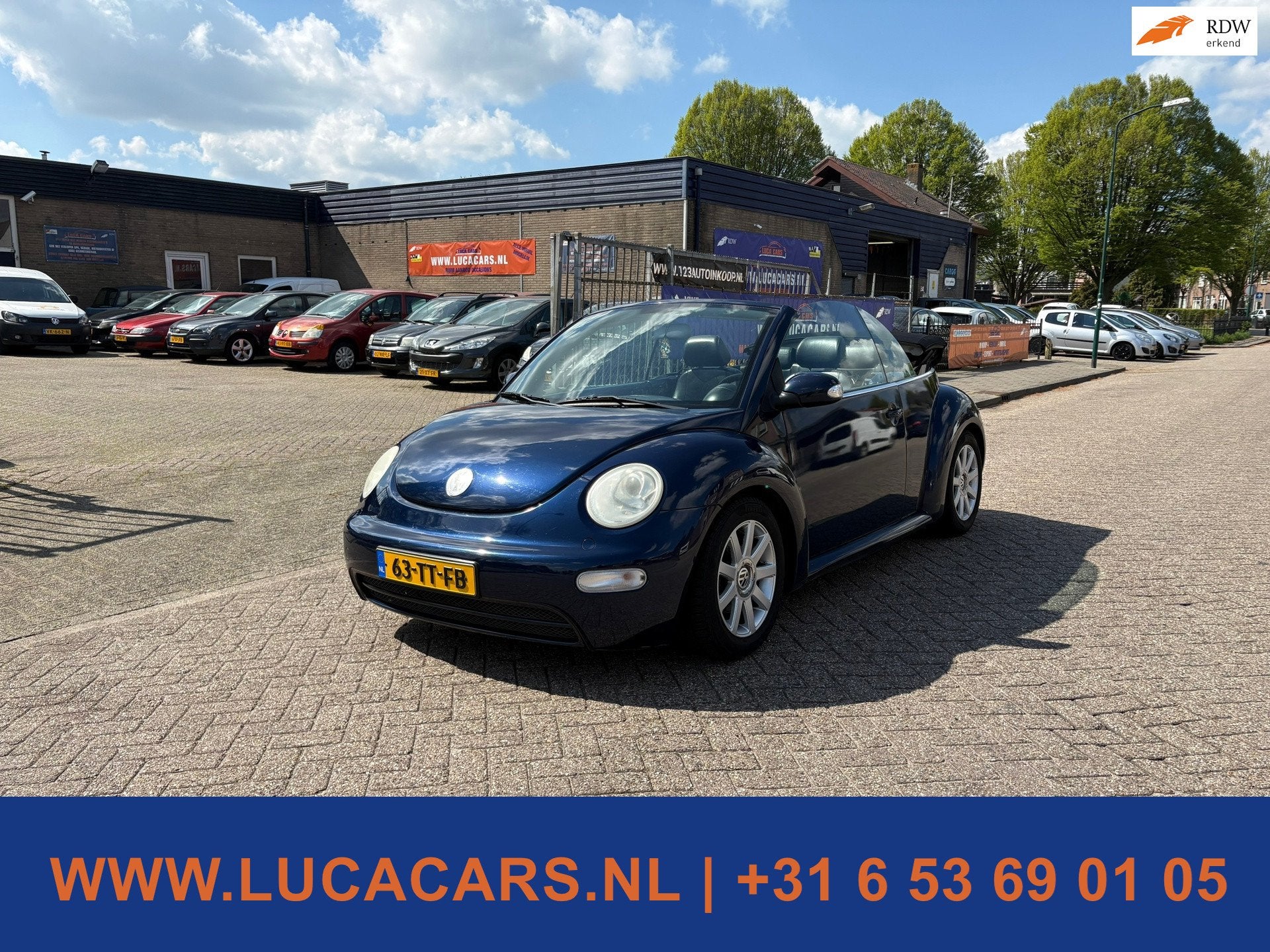 Volkswagen New Beetle Cabriolet 1.9 TDI Highline, Auto's, Voorwielaandrijving, 101 pk, Gebruikt, Beetle (Kever)