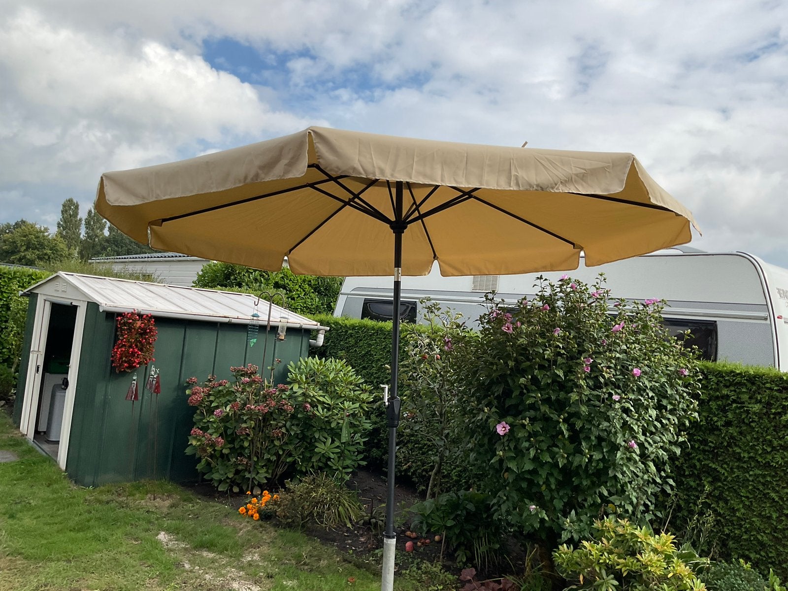 Parasol beige - Diameter 300 cm