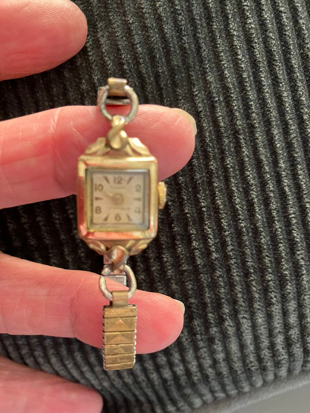 Oud Dames  horloge Tusal, Ophalen of Verzenden, Zo goed als nieuw, Staal, Overige merken