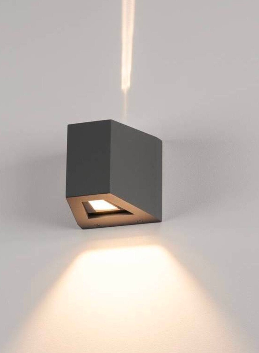 SLV Beam up/down wandlamp smal/breed buiten antraciet LED, Minder dan 50 watt, Wandlamp, Ophalen of Verzenden, Netvoeding