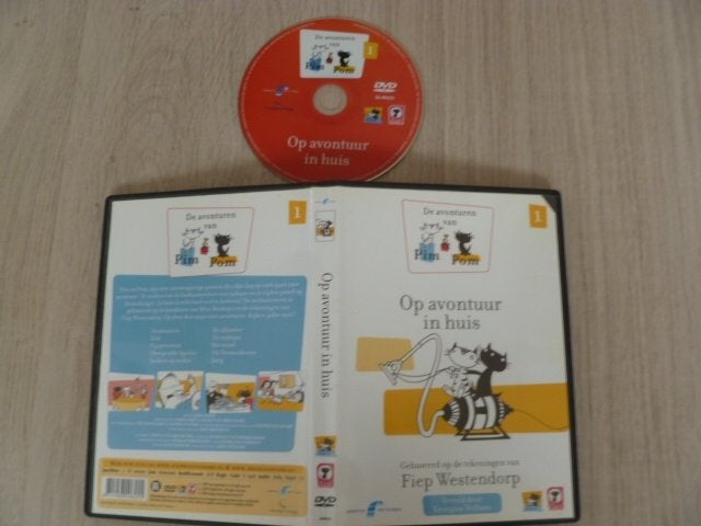 Dvd: De avonturen van Pim & Pom: Op avontuur in huis., Avontuur, Gebruikt, Alle leeftijden, Ophalen of Verzenden