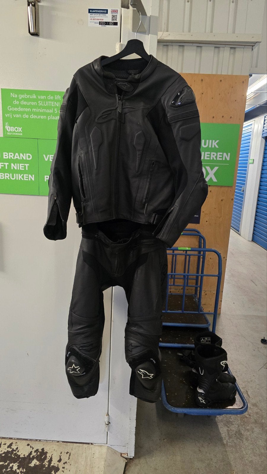Alpinestars 2-delig motorpak met handschoen en laarzen, Motoren, Ophalen of Verzenden, Alpinestars, Tweedehands, Heren