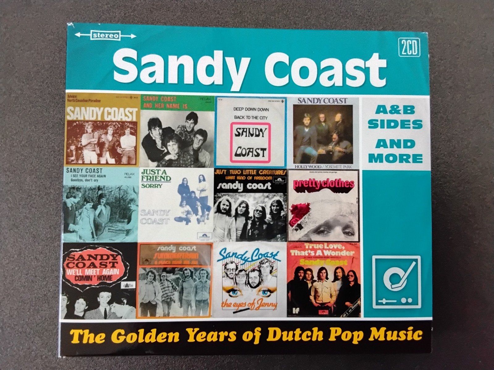 Sandy Coast - The Golden Years of Dutch Pop Music 2CD, Ophalen, Pop, Inclusief doosje, Zo goed als nieuw