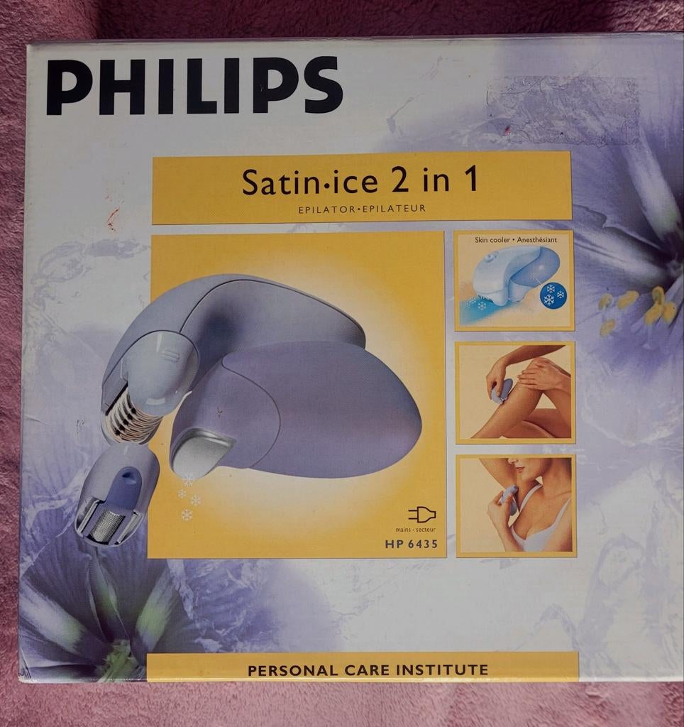 Philips Satin-ice 2 in 1 epilator HP 6435, Ophalen of Verzenden, Nieuw, Scheren en Epileren