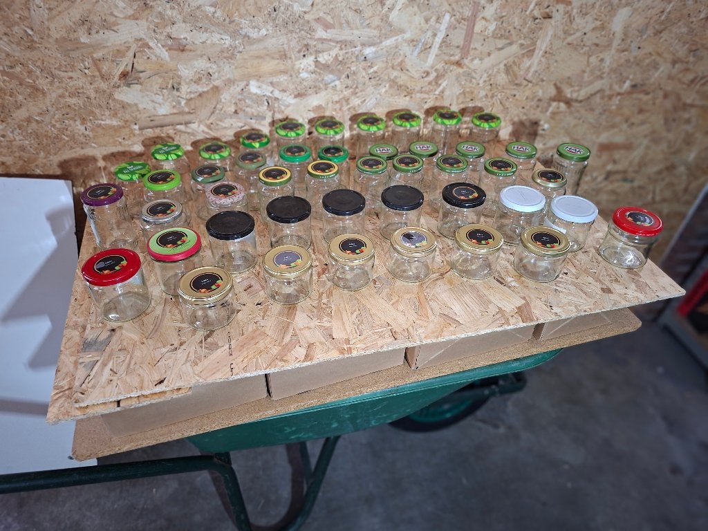 jampotten, Ophalen, Gebruikt, Glas