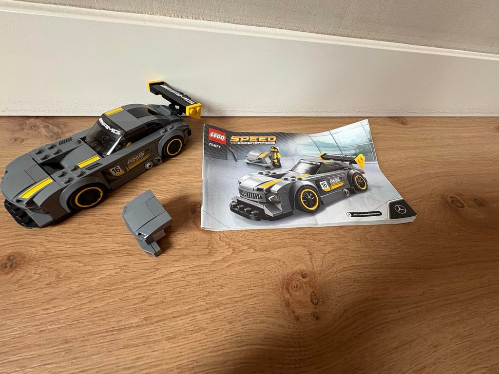 Lego Speed Champions Mercedes-AMG GT3 (75877), Ophalen of Verzenden, Zo goed als nieuw, Complete set, Lego