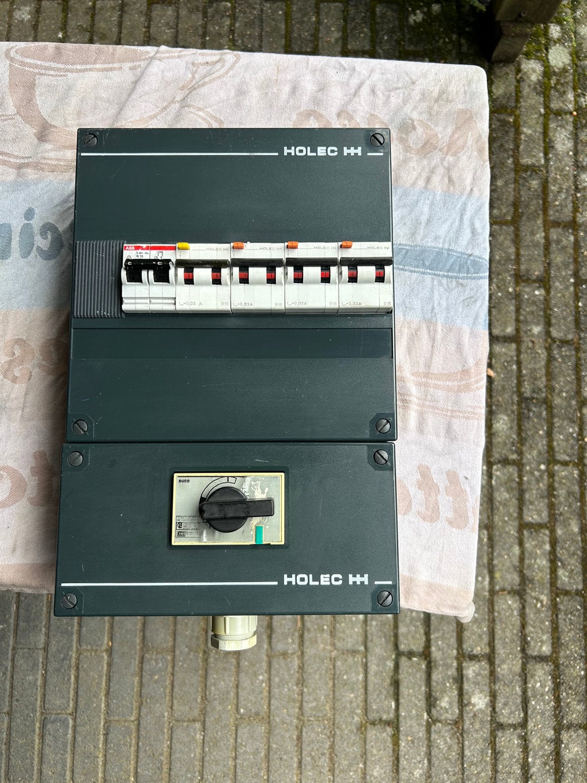 1x groepenkast, Ophalen of Verzenden, Gebruikt, Overige merken, Groepenkast