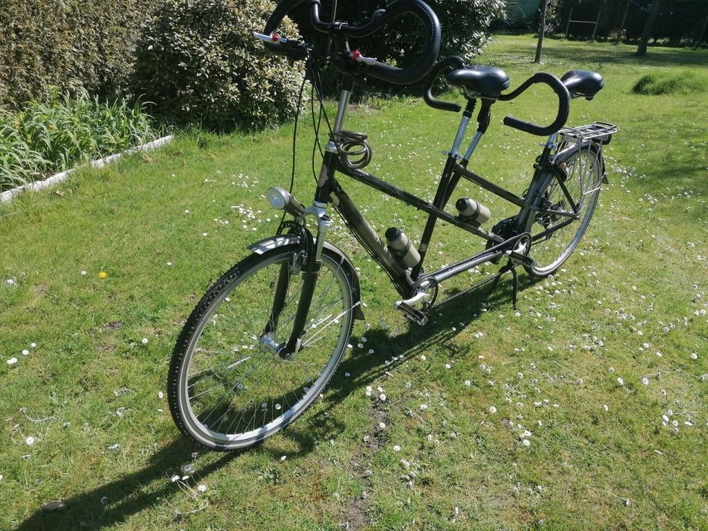 Multicycle tandem met hydraulische velgremmen, Ophalen, Gebruikt, Vering, Velgrem
