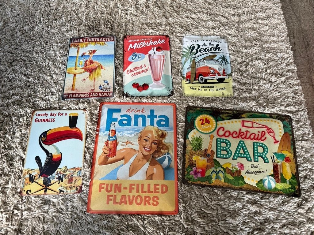 Vintage Decorative Tins – €2 Each!, Ophalen of Verzenden