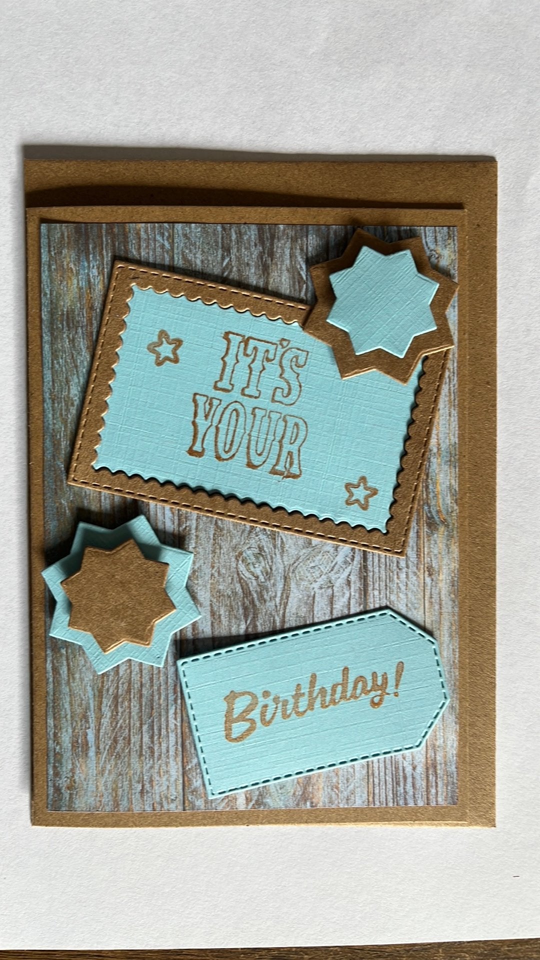 Handgemaakte kaart Birthday, Ophalen of Verzenden, Nieuw, Overige thema's