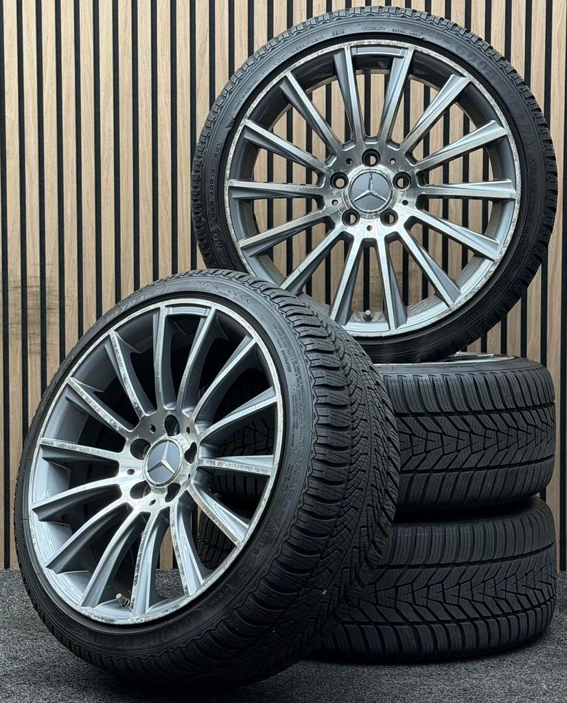 18 inch Mercedes A B C CLA AMG Look 5x112 ET43 225/40/18, Ophalen, 18 inch, ., Banden en Velgen