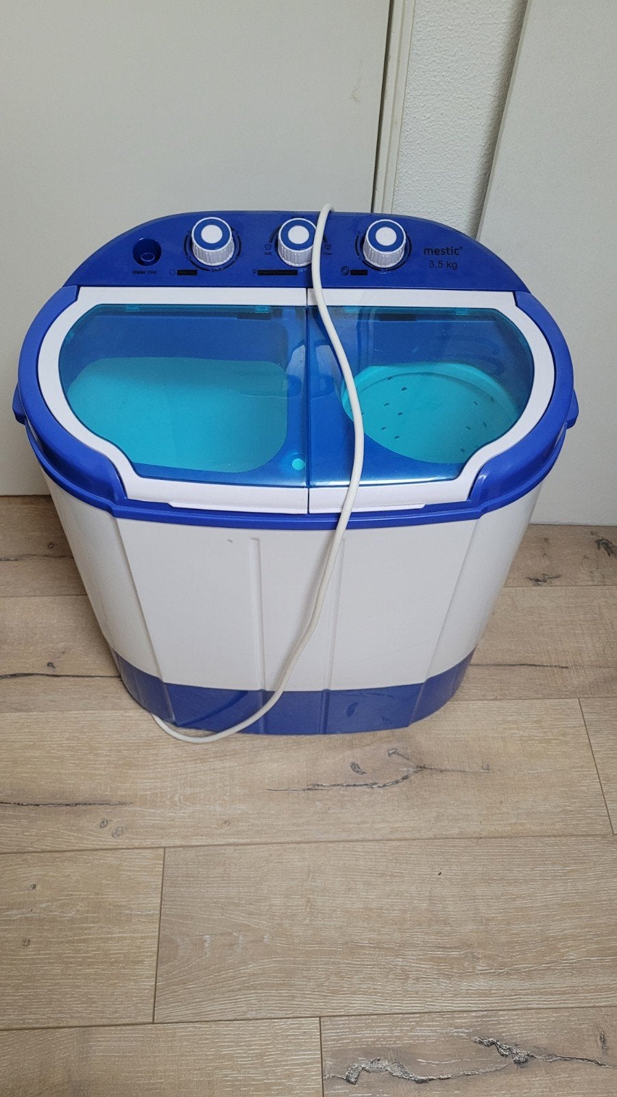 Mestic MW-120 Wasmachine/Centrifuge Combinatie - 230V, Ophalen of Verzenden, Zo goed als nieuw