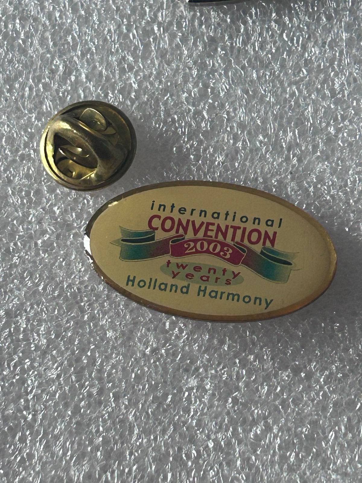 Holland Harmony 2003 Internationale Conventie Speldje, Ophalen of Verzenden, Gebruikt, Overige onderwerpen, Speldje of Pin