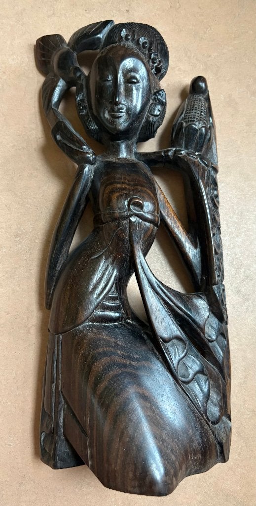 Topstuk Bali art deco, Art deco, Ophalen of Verzenden, Handgemaakt, 20 - 50 cm