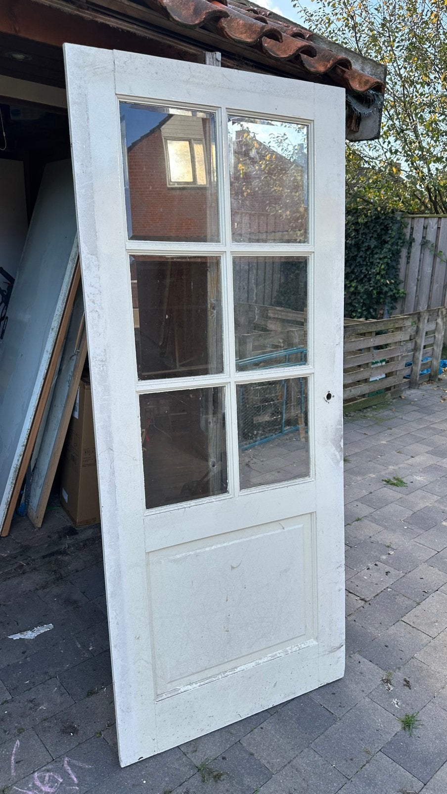 Gratis - binnendeur, Ophalen, Gebruikt, Binnendeur, 200 tot 215 cm