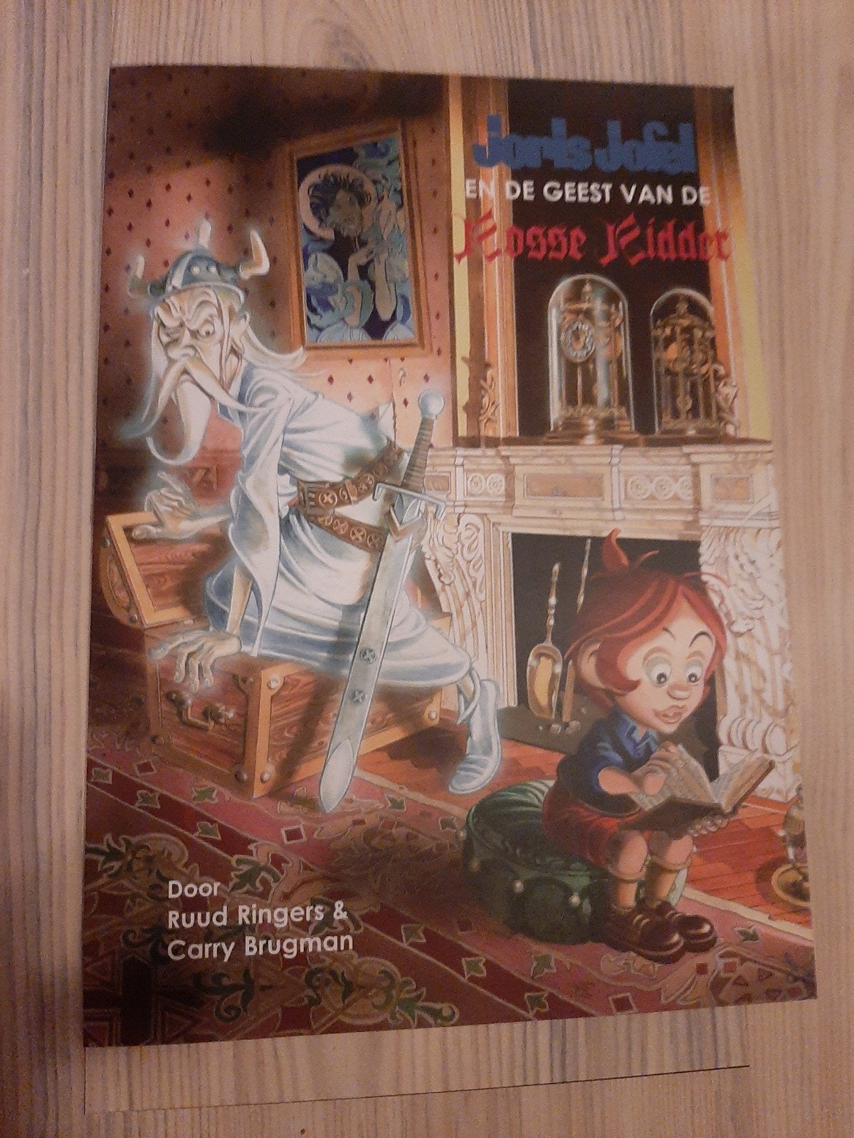 Joris Jofel en de Geest van de Rosse Ridder - Stripboek, Eén stripboek, Ophalen of Verzenden, Zo goed als nieuw, Ruud Ringers & Carry Brugman