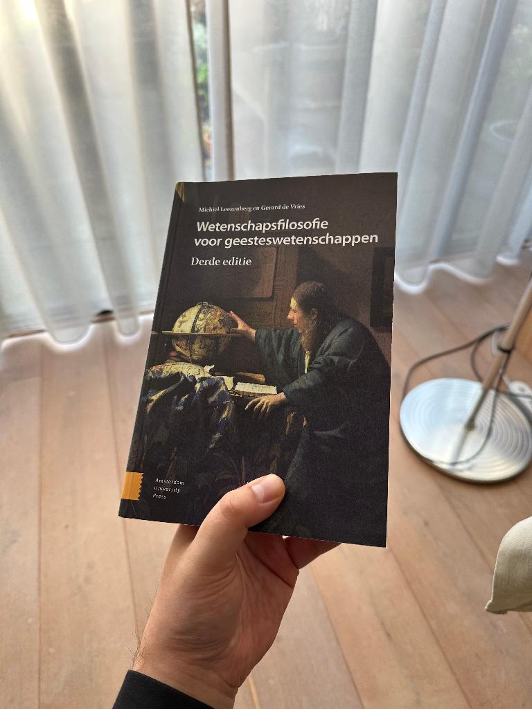 Wetenschapsfilosofie voor Geesteswetenschappen 3e Editie, Ophalen of Verzenden, WO, Zo goed als nieuw, Alpha