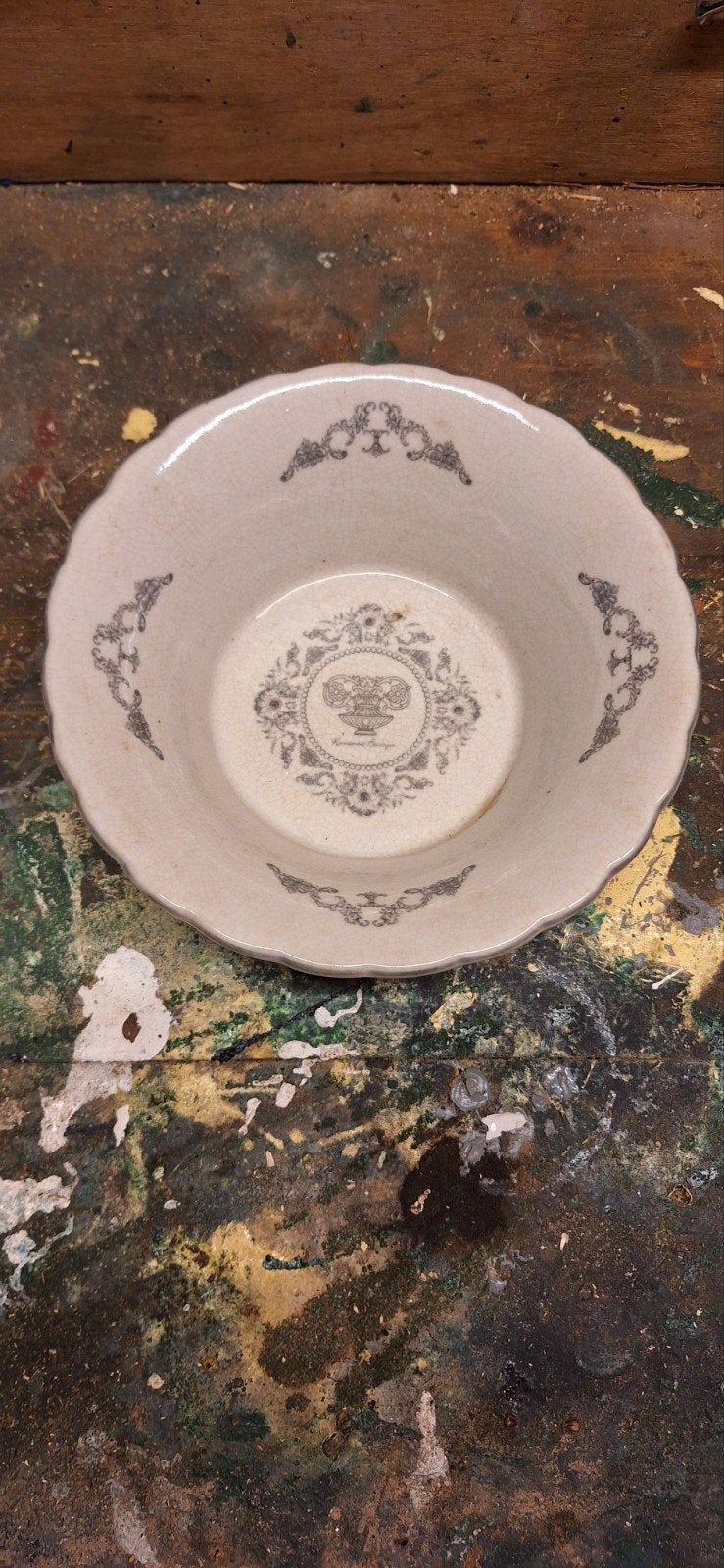 Antieke kom /schaal, Antiek en Kunst, Antiek | Keramiek en Aardewerk, Ophalen of Verzenden
