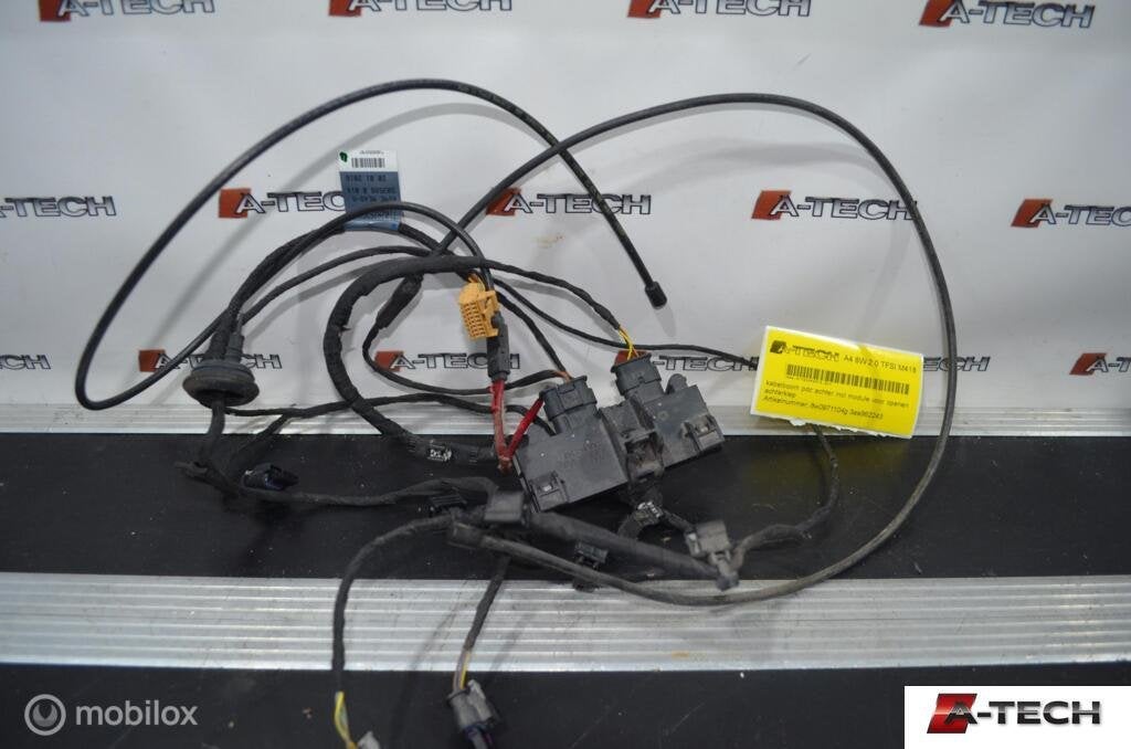 kabelboom pdc incl module voor openen achterklep A4 8W, Audi, Gebruikt