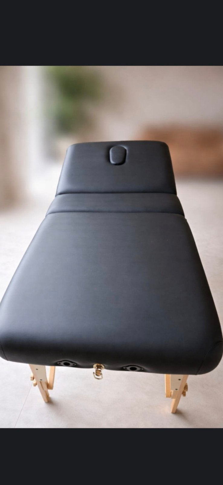 Stevige massagetafel, 3 zones, met hoofdsteun en armleuning, Sport en Fitness, Massageproducten, Ophalen, Zo goed als nieuw, Massagetafel