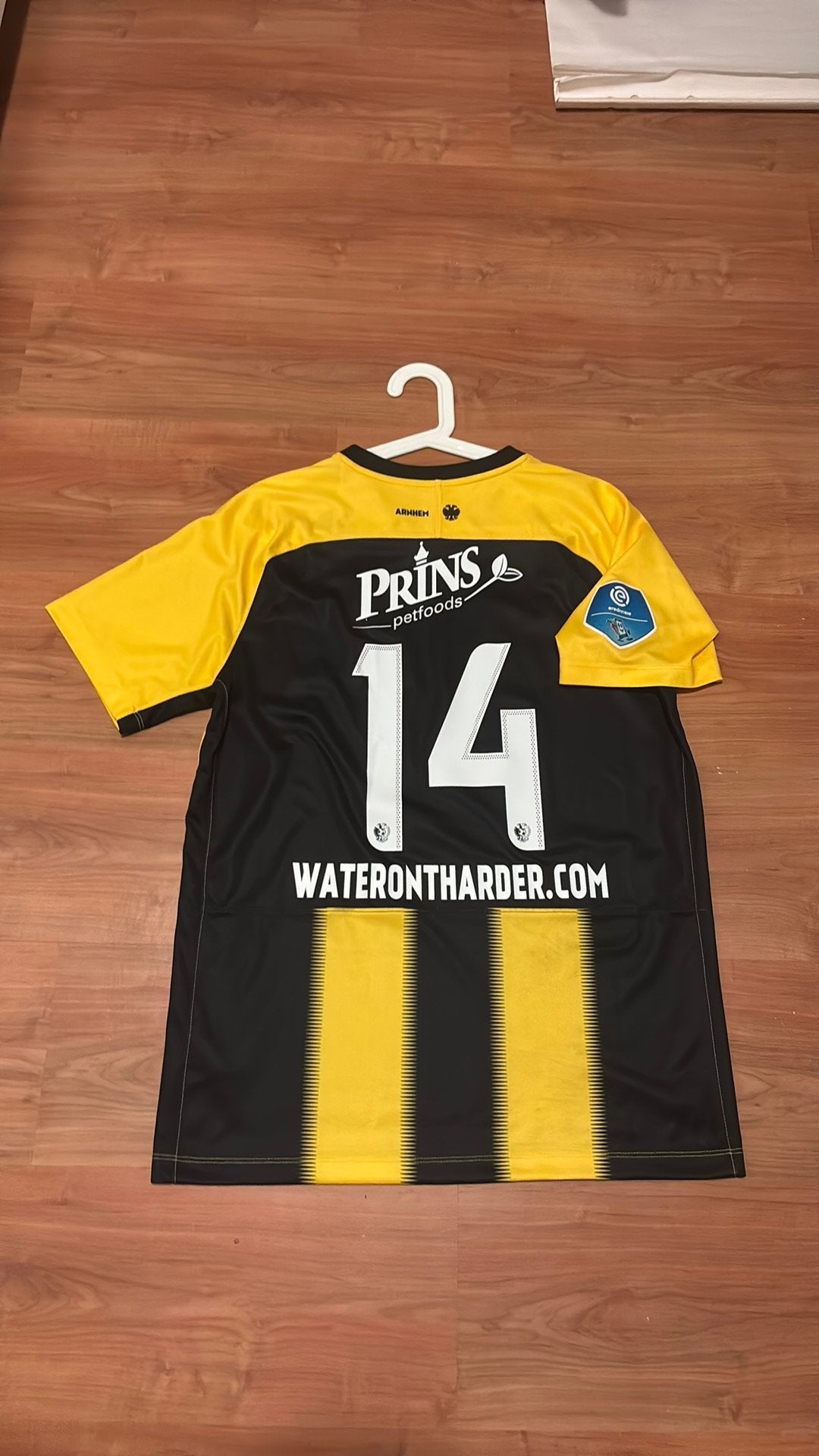 Matchworn Vitesse shirt Tannane, Ophalen of Verzenden, Zo goed als nieuw, Vitesse, Shirt