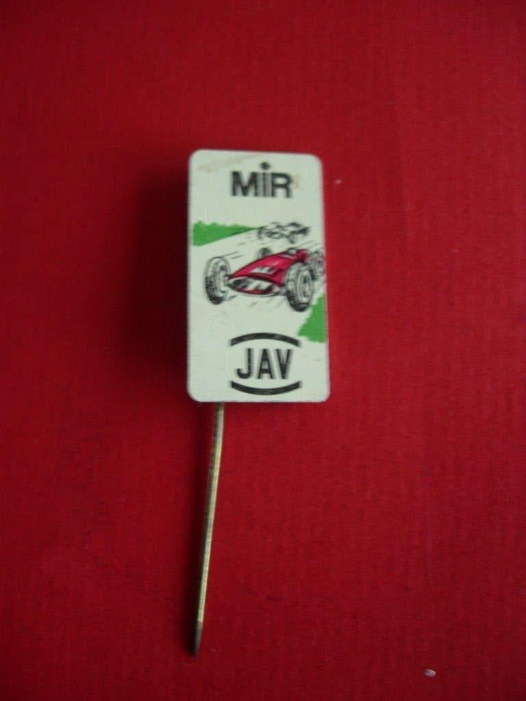 speldje van MIR JAV (autoracer), Verzenden, Zo goed als nieuw, Merk, Speldje of Pin