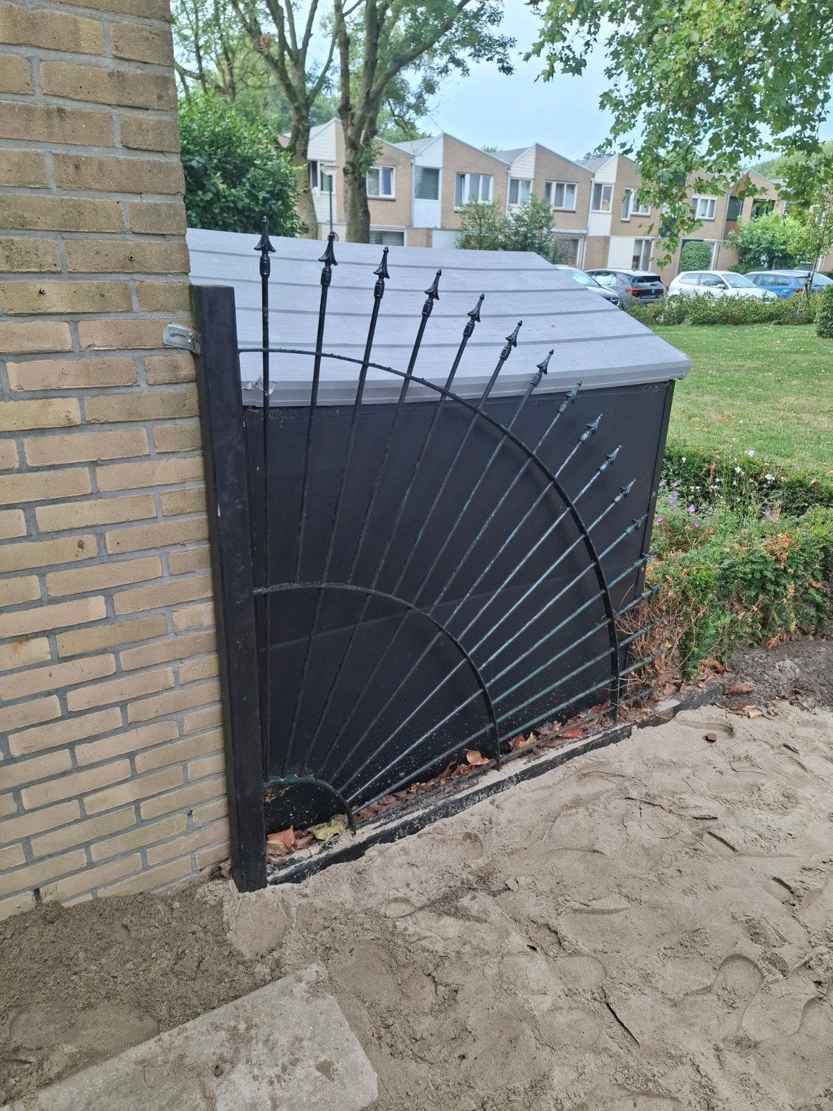 Decoratief hekwerk, Ophalen, Gebruikt, IJzer, Sierhekwerk