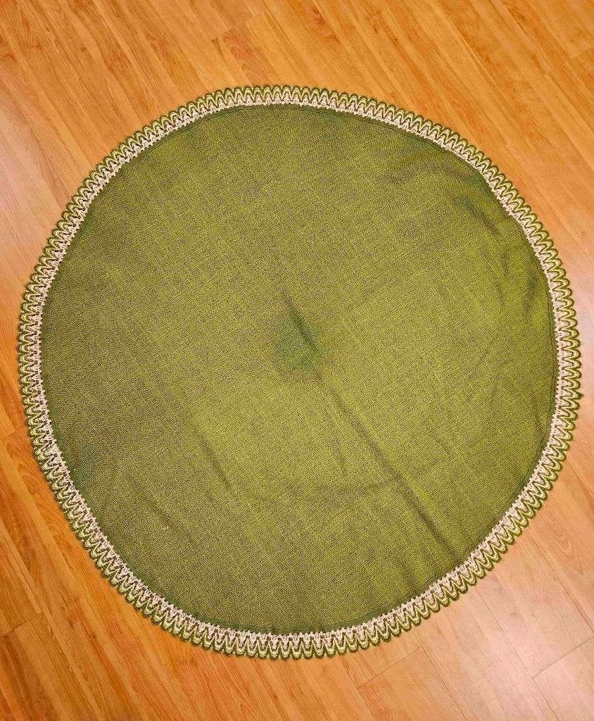 Groen rond tafelkleed 140/140, Djt@dejuistetoon.eu, Ophalen of Verzenden, Zo goed als nieuw, Mon Plaisir 19, Etten-Leur, Netherlands