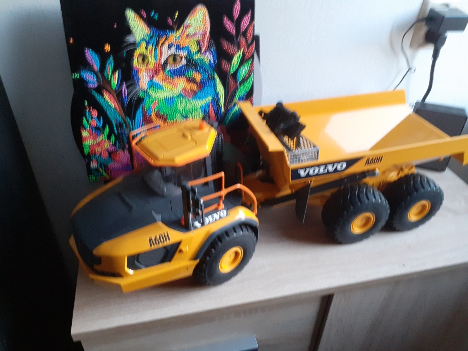 Grote  bruder Volvo A60H Dumper en Manitou Verreiker volvo s, Ophalen of Verzenden, Gebruikt