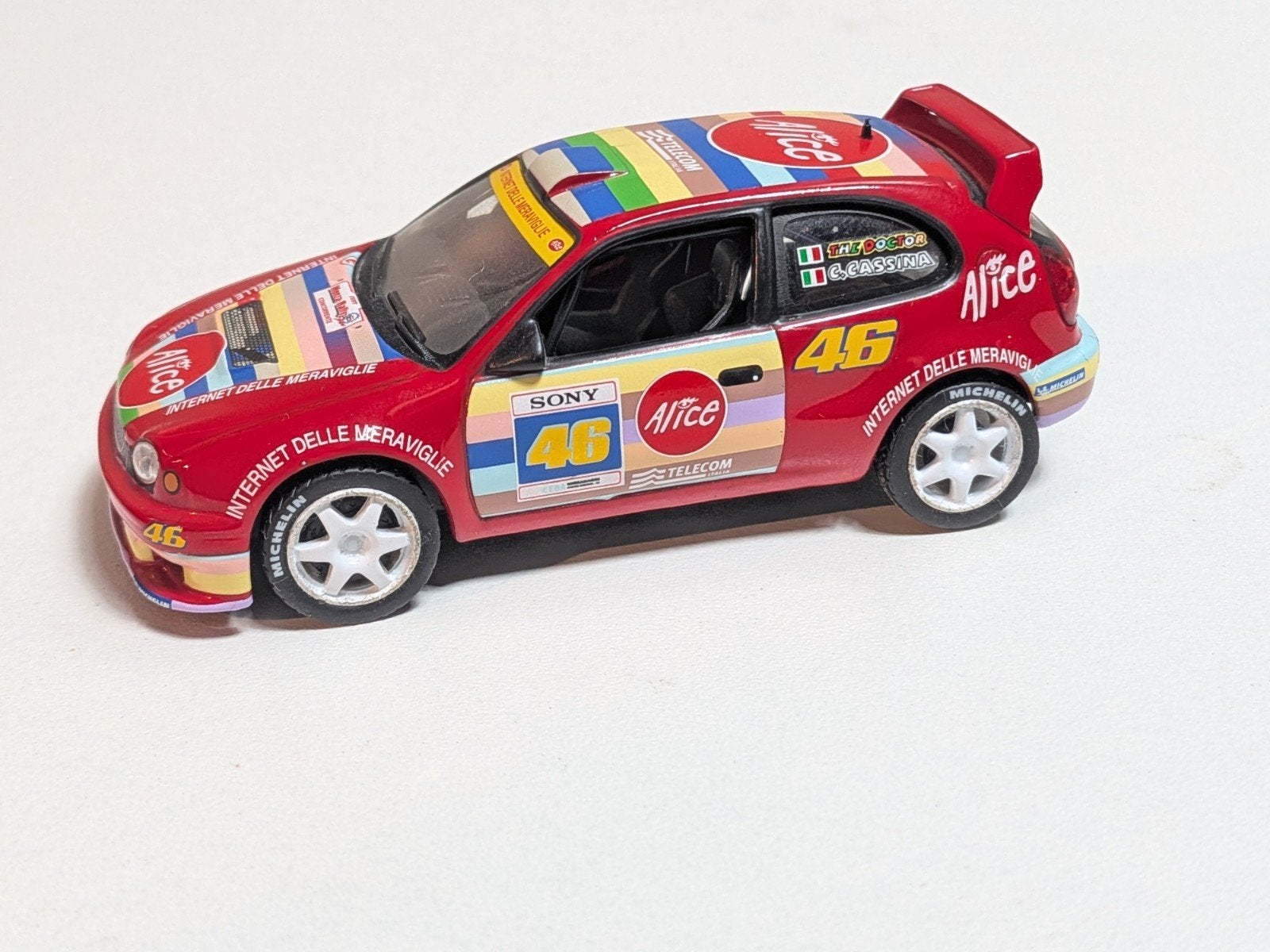 Toyota Corolla WRC - Valentino Rossi, Ophalen of Verzenden, Zo goed als nieuw, Auto, Overige merken