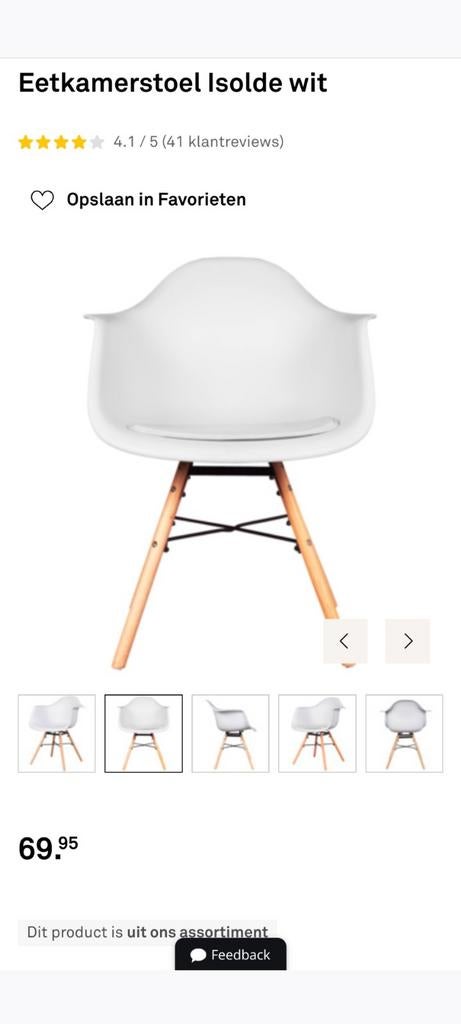 Isolde gele kuipstoelen - Nieuw in doos 2 stuks, Ophalen, Twee, Nieuw, Modern