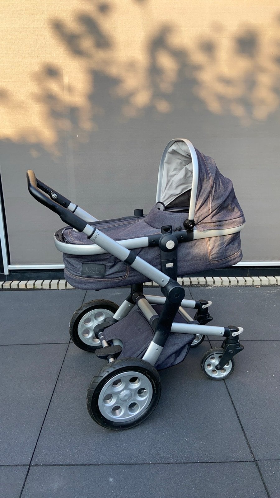 Joolz Day kinderwagen kleur jeans, Ophalen, Kinderwagen, Overige merken, Verstelbare duwstang